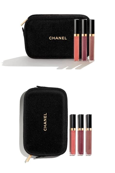 chanel holiday 2020 gift set|Chanel lipstick gift set.